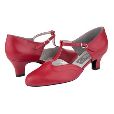 Latin női tánccipő 1 5/8 sarokkal: Freed of London Moonstone model - RED